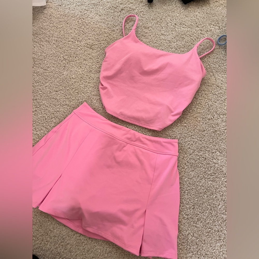 Pink Cotton On workout set